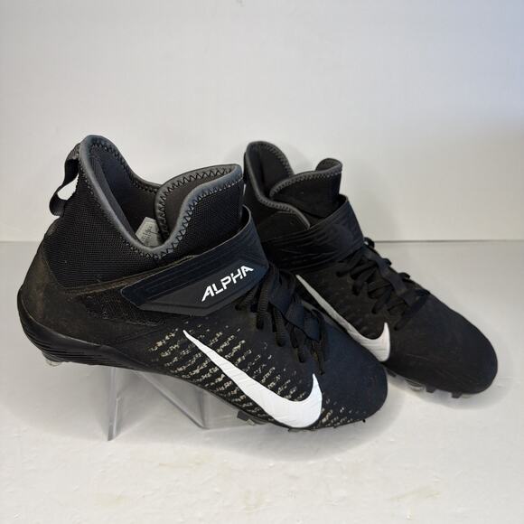 Nike Men’s size 10 Alpha Menace Pro 2 Football Cleats Black BV3951-001 Shoes main image 12